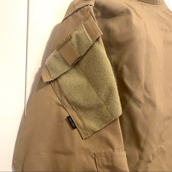 Tru Spec Professional Grade Khaki Tactical Response Uniform Top - Picture 6 of 8